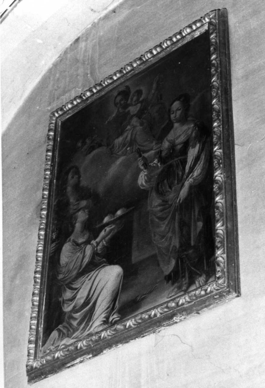 Madonna con Bambino e Maddalena, Sant'Apollonia e Sant'Agata (dipinto) - ambito modenese (metà sec. XVII)