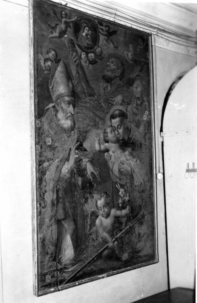 Madonna del Buon Consiglio e Santi (dipinto) - ambito modenese (inizio sec. XVIII)