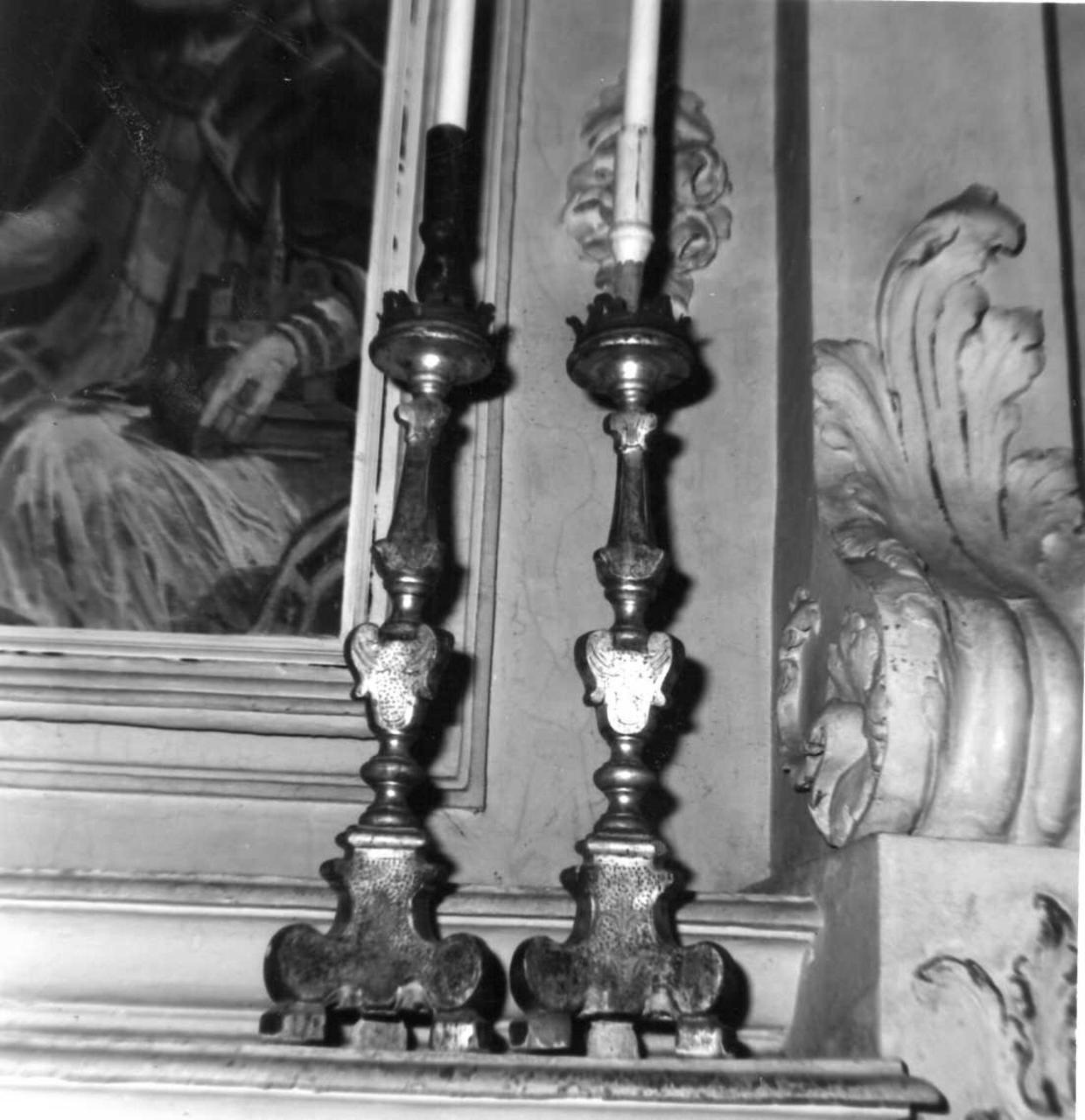 candeliere, serie - bottega modenese (seconda metà sec. XVIII)