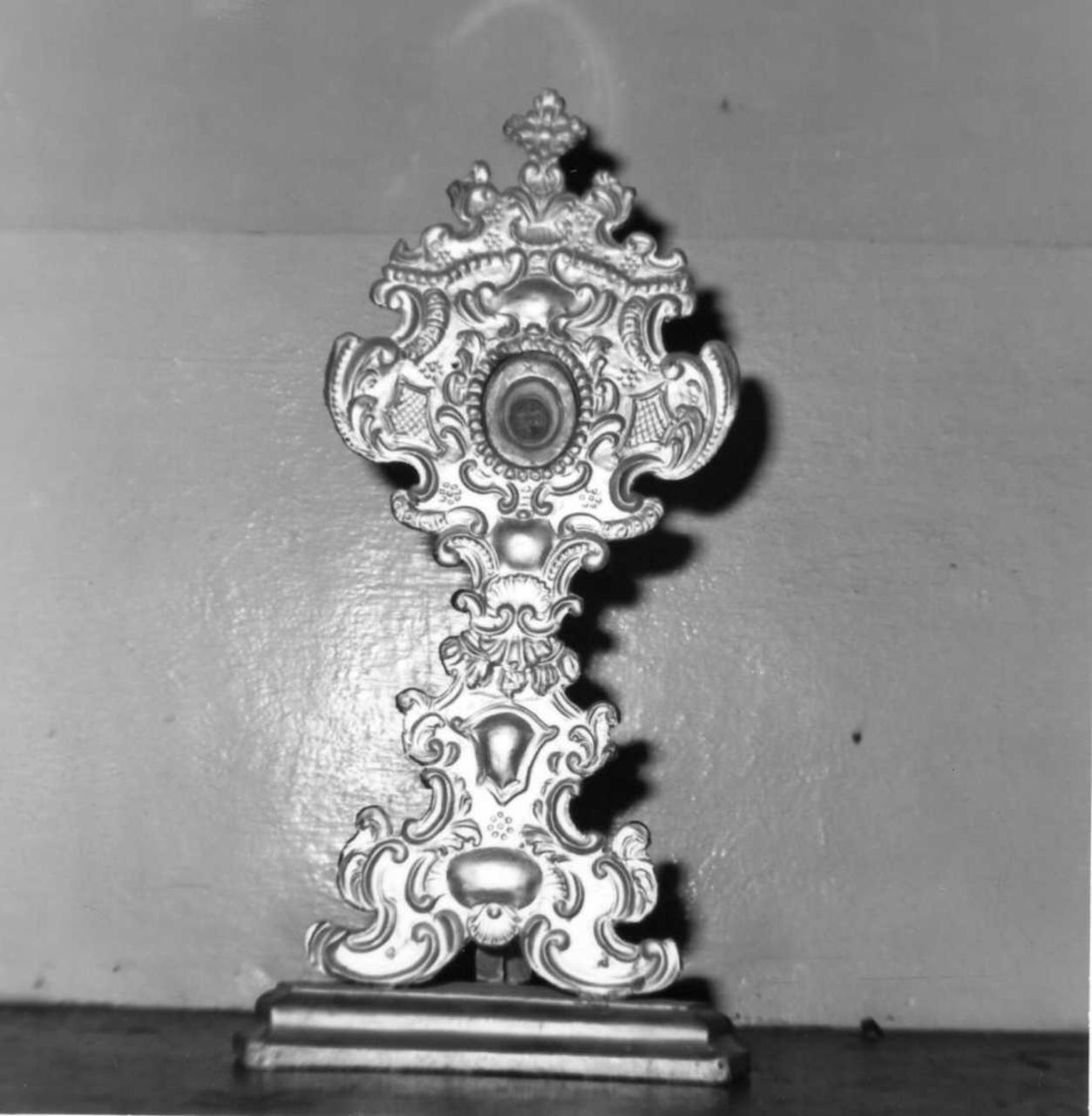 reliquiario - a ostensorio, serie - bottega emiliana (seconda metà sec. XVIII)