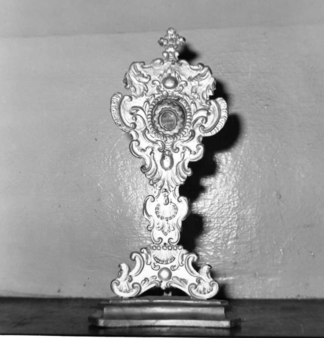 reliquiario - a ostensorio, serie - bottega emiliana (seconda metà sec. XVIII)