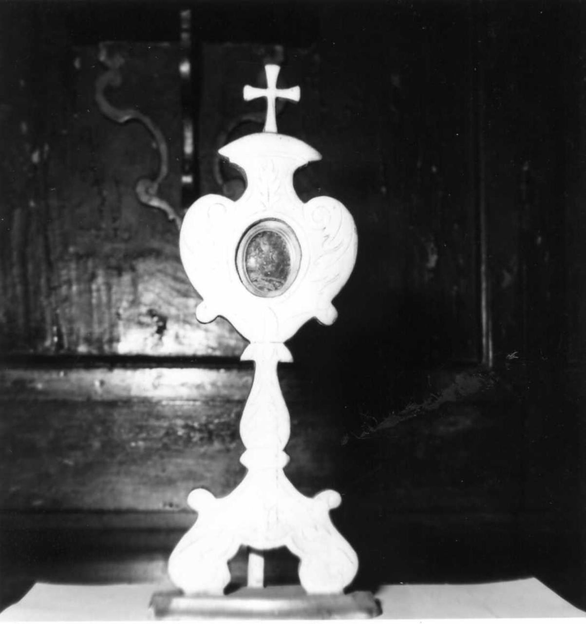 reliquiario - a ostensorio, serie - bottega modenese (seconda metà sec. XVIII)