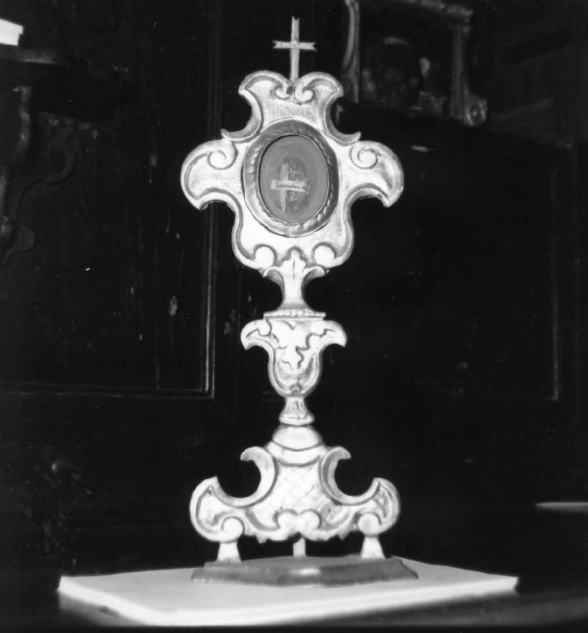 reliquiario - a ostensorio, serie - bottega modenese (seconda metà sec. XVIII)