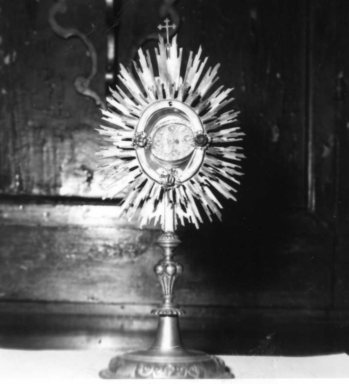 reliquiario-ostensorio - bottega emiliana (?) (prima metà sec. XVIII)