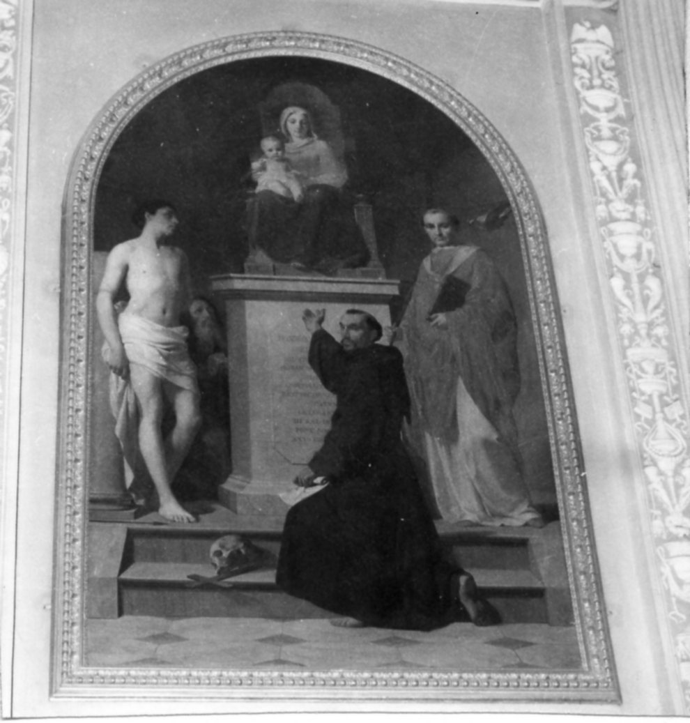 Madonna con Bambino e Santi (dipinto) di Malatesta Adeodato (inizio sec. XVIII)