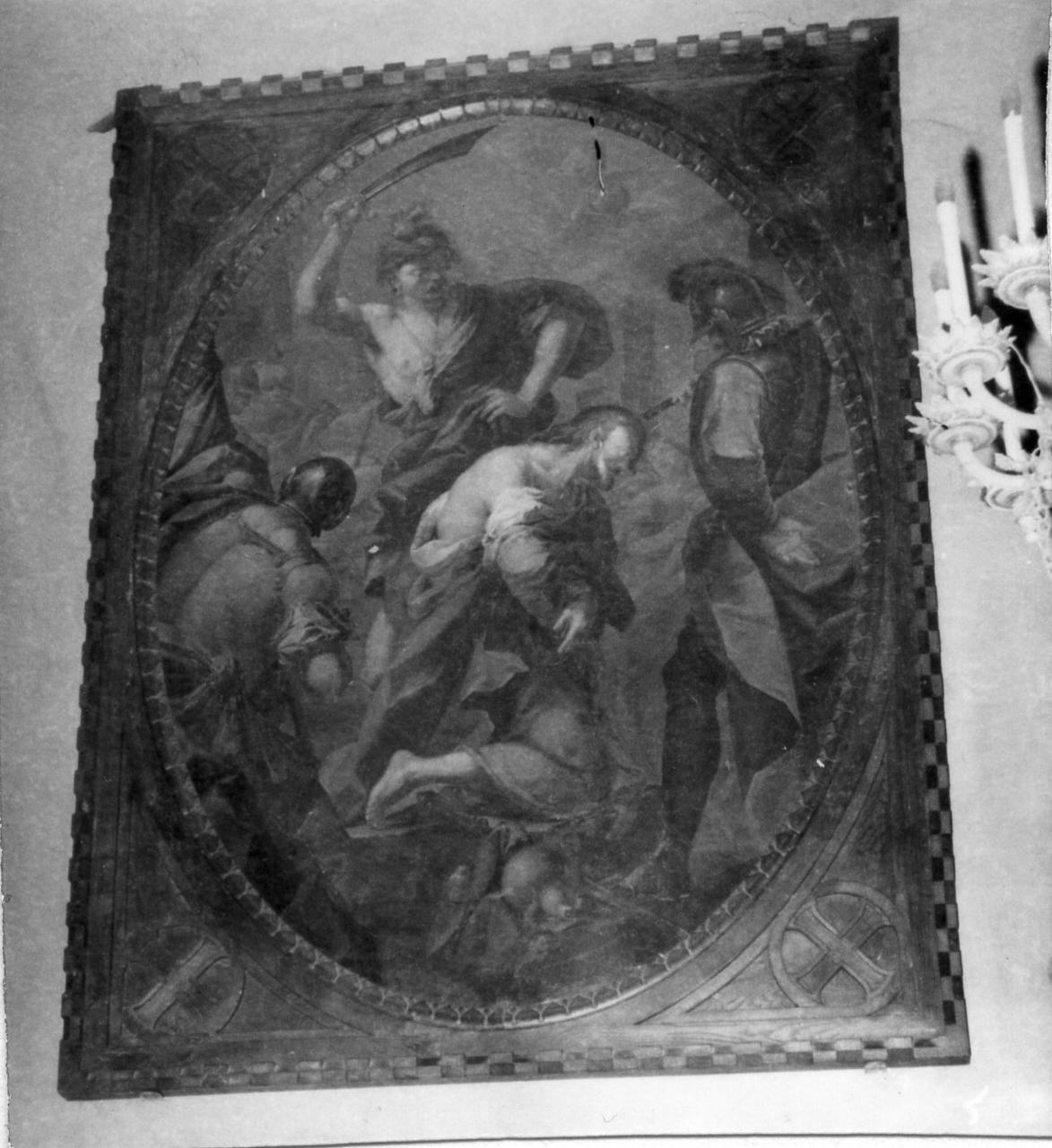martirio di San Giacomo il Maggiore (dipinto) di Gandolfi Gaetano (attribuito) (seconda metà sec. XVIII)