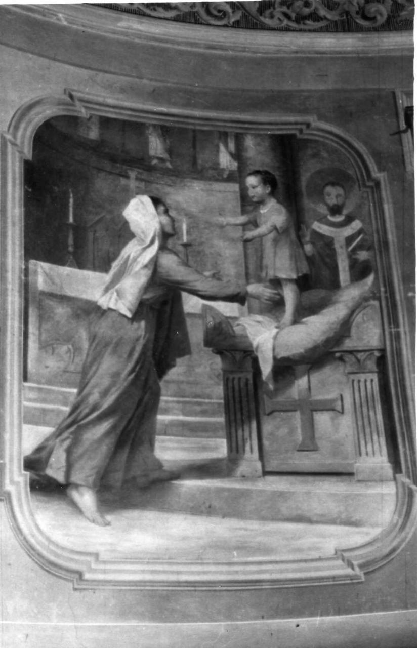 San Rufino resuscita un bambino (dipinto) di Forti Fermo (seconda metà sec. XIX)