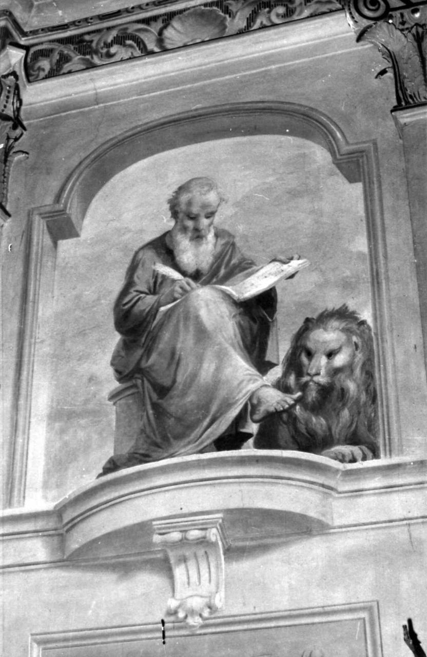 San Marco scrive il vangelo (dipinto) di Forti Fermo (seconda metà sec. XIX)