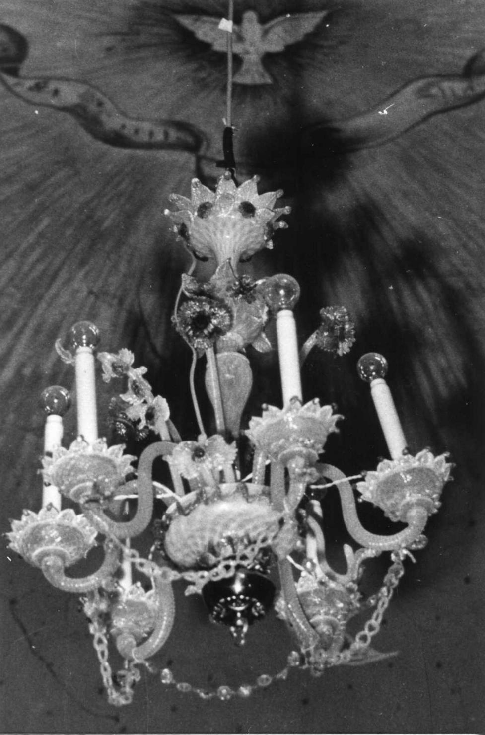 lampadario - bottega muranese (metà sec. XIX)