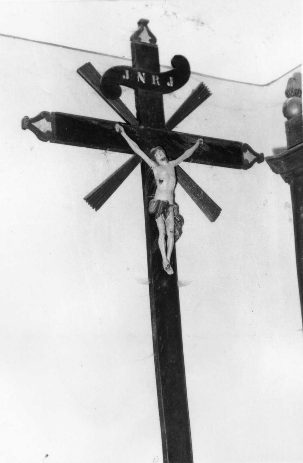 croce processionale - bottega modenese (prima metà sec. XIX)