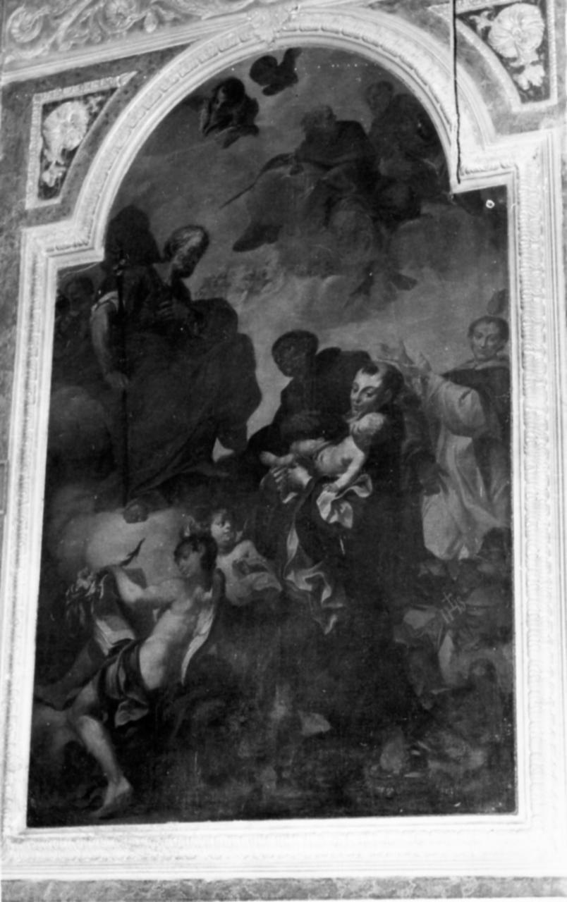 San Giuseppe e santi (dipinto) di Consetti Antonio (metà sec. XVIII)