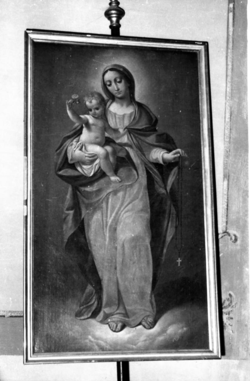 Madonna del Rosario (dipinto) di Consetti Antonio (maniera) (metà sec. XVIII)