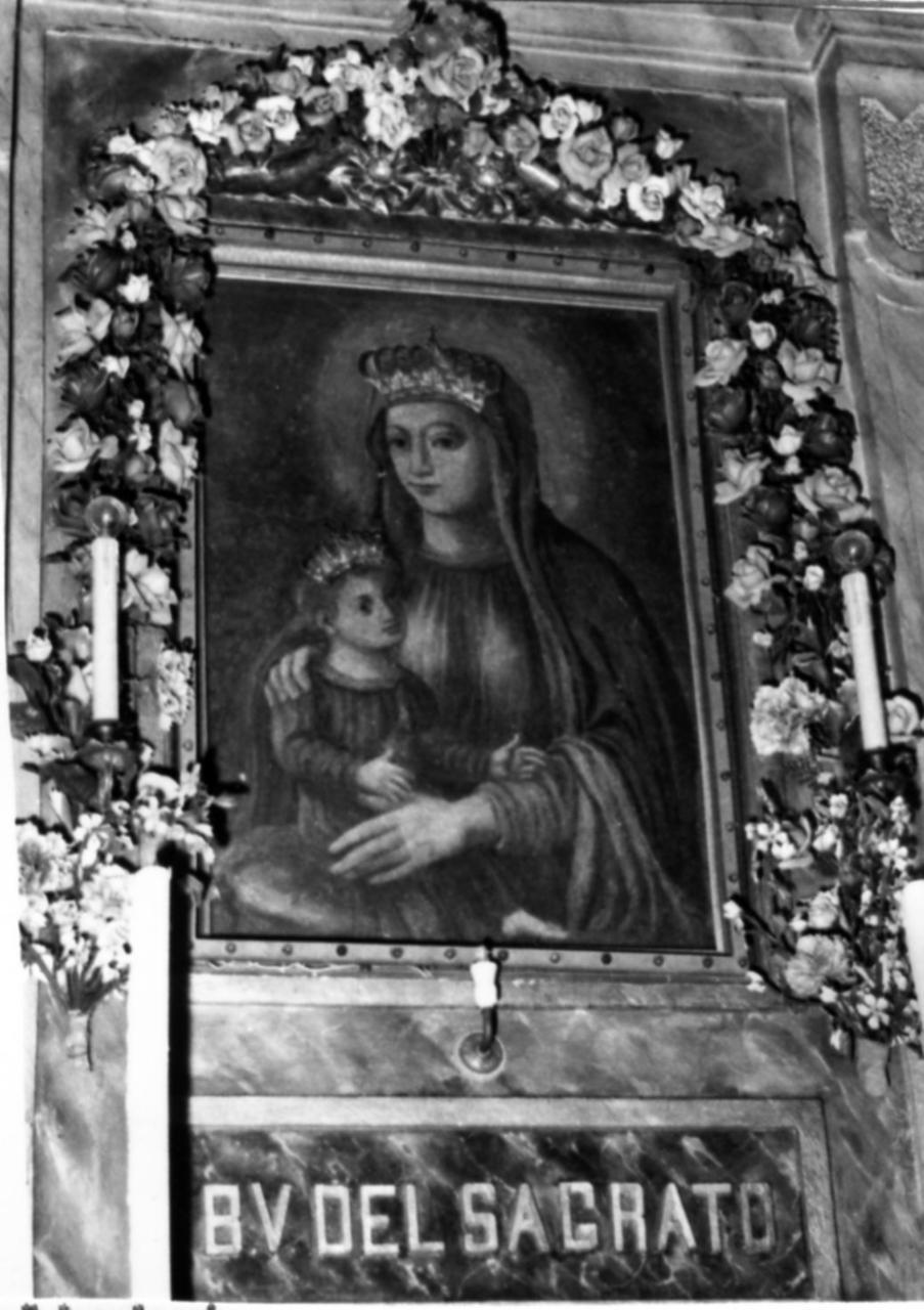 Madonna con Bambino (dipinto) - ambito modenese (fine/inizio secc. XVI/ XVII)