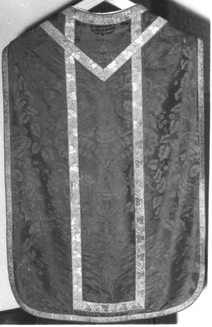 paramento liturgico - manifattura italiana (metà sec. XIX)