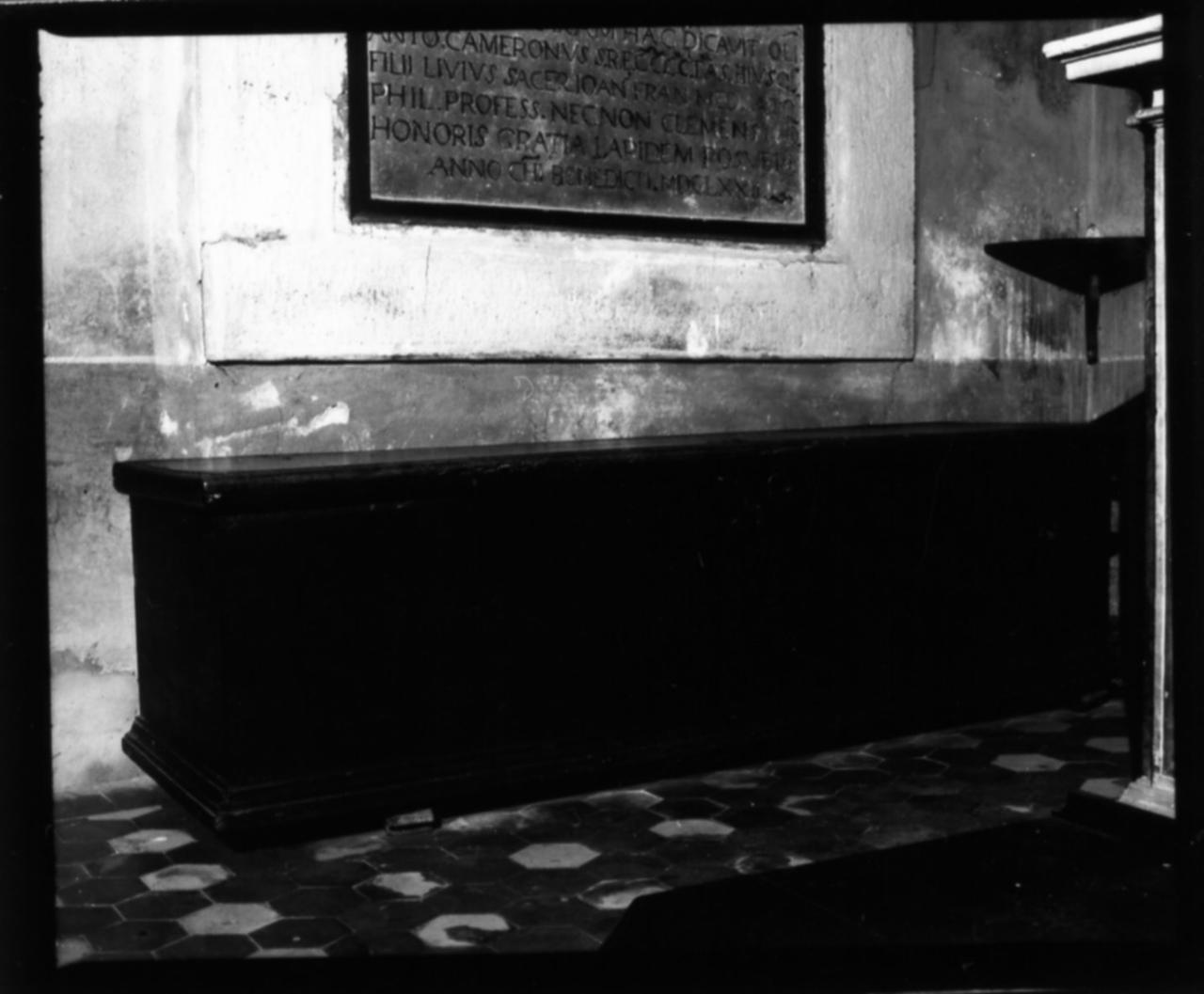 cassapanca - bottega modenese (sec. XVII)