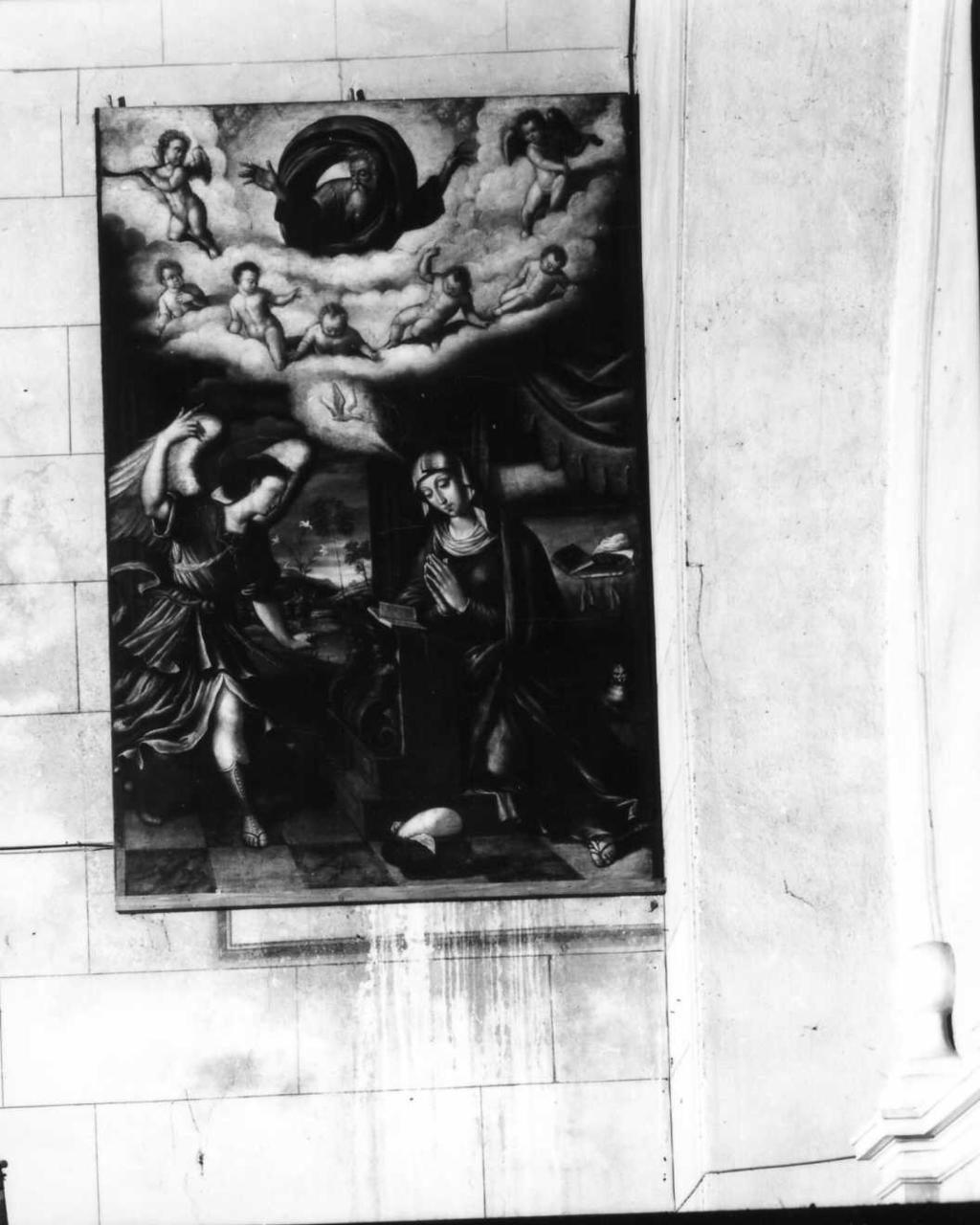 Annunciazione (dipinto) - ambito emiliano (ultimo quarto sec. XVI)