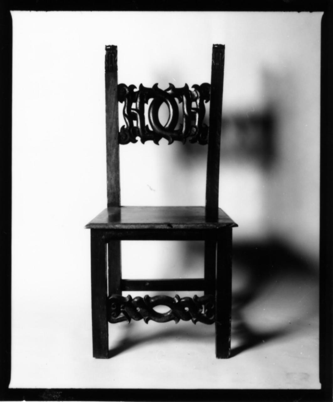 seggiolone, serie - bottega emiliana (sec. XVII)