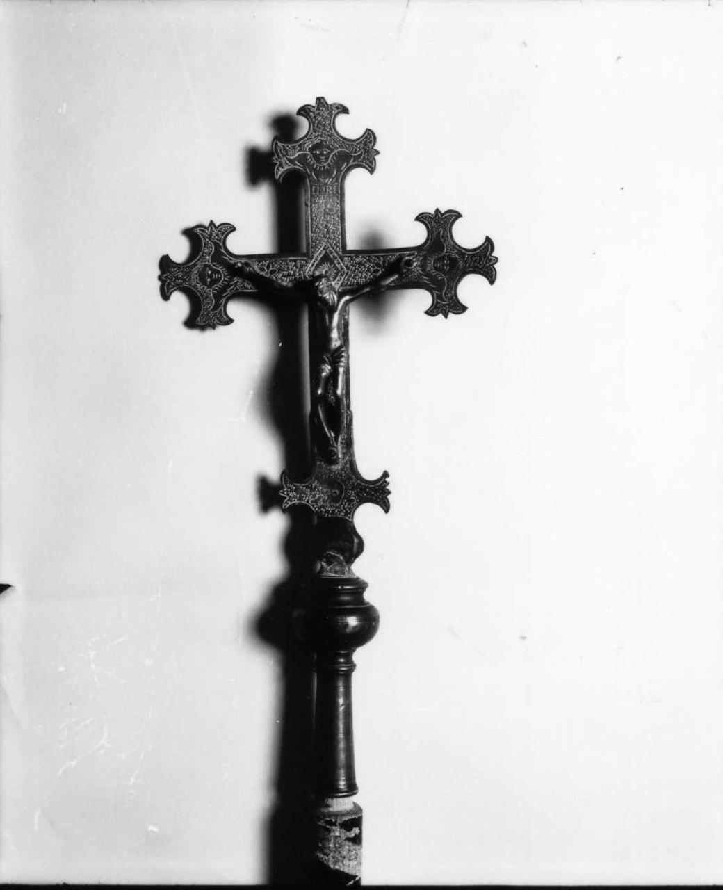 croce processionale - bottega emiliana (sec. XVII)