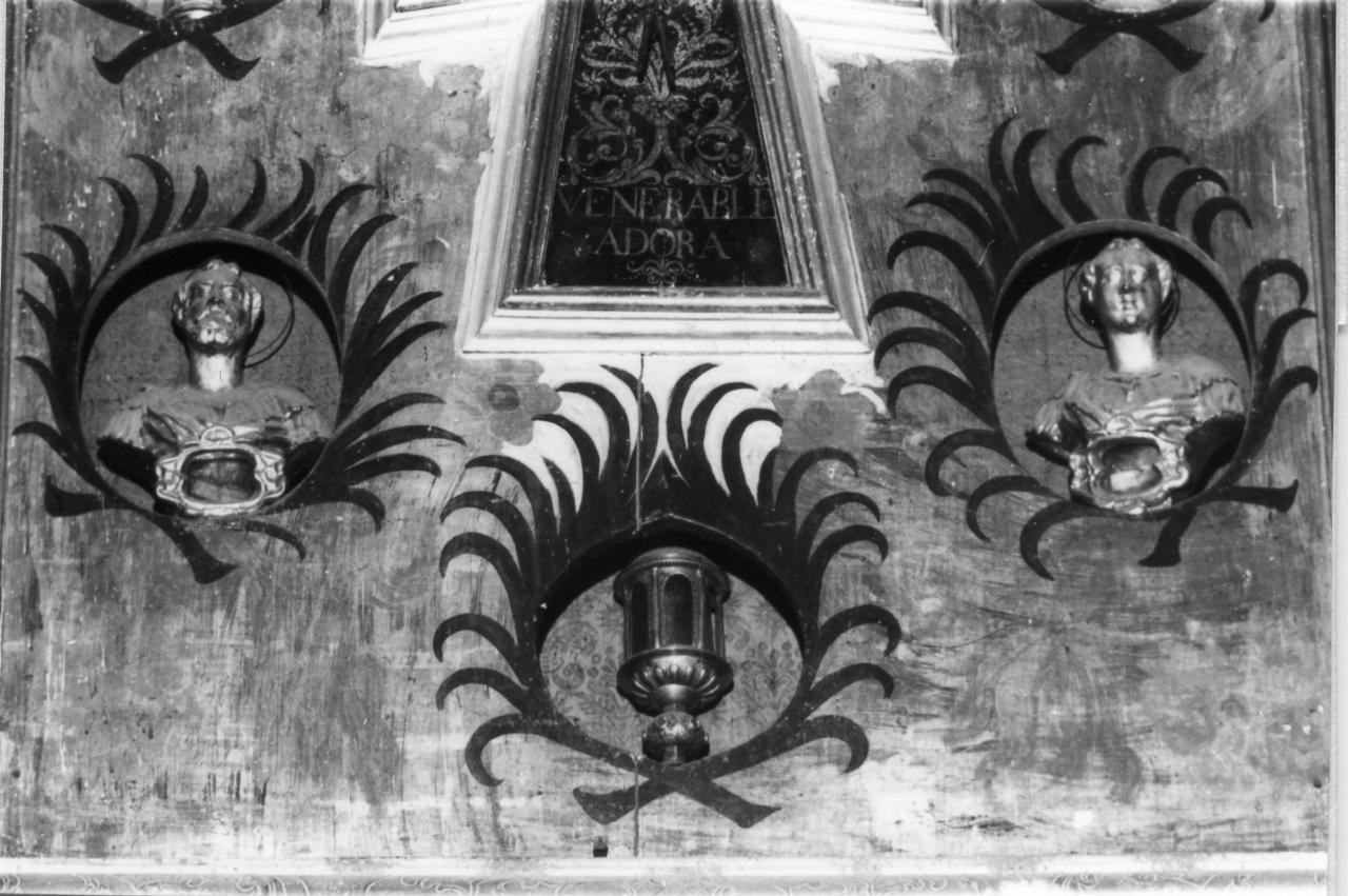 reliquiario - a busto, serie - bottega emiliana (metà sec. XVII)