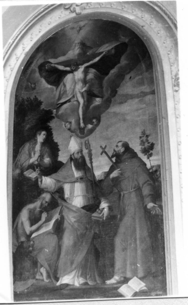 Trinità (dipinto) di Passerotti Tiburzio (attribuito) (fine sec. XVI)