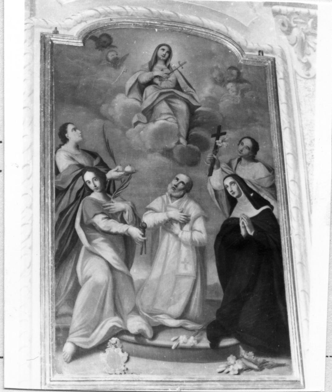 Madonna Addolorata e Santi (dipinto) - ambito modenese (sec. XVIII)