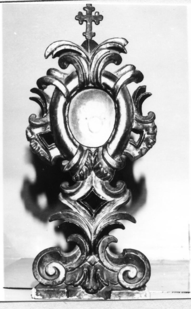 reliquiario - a ostensorio, serie - bottega emiliana (seconda metà sec. XVII)