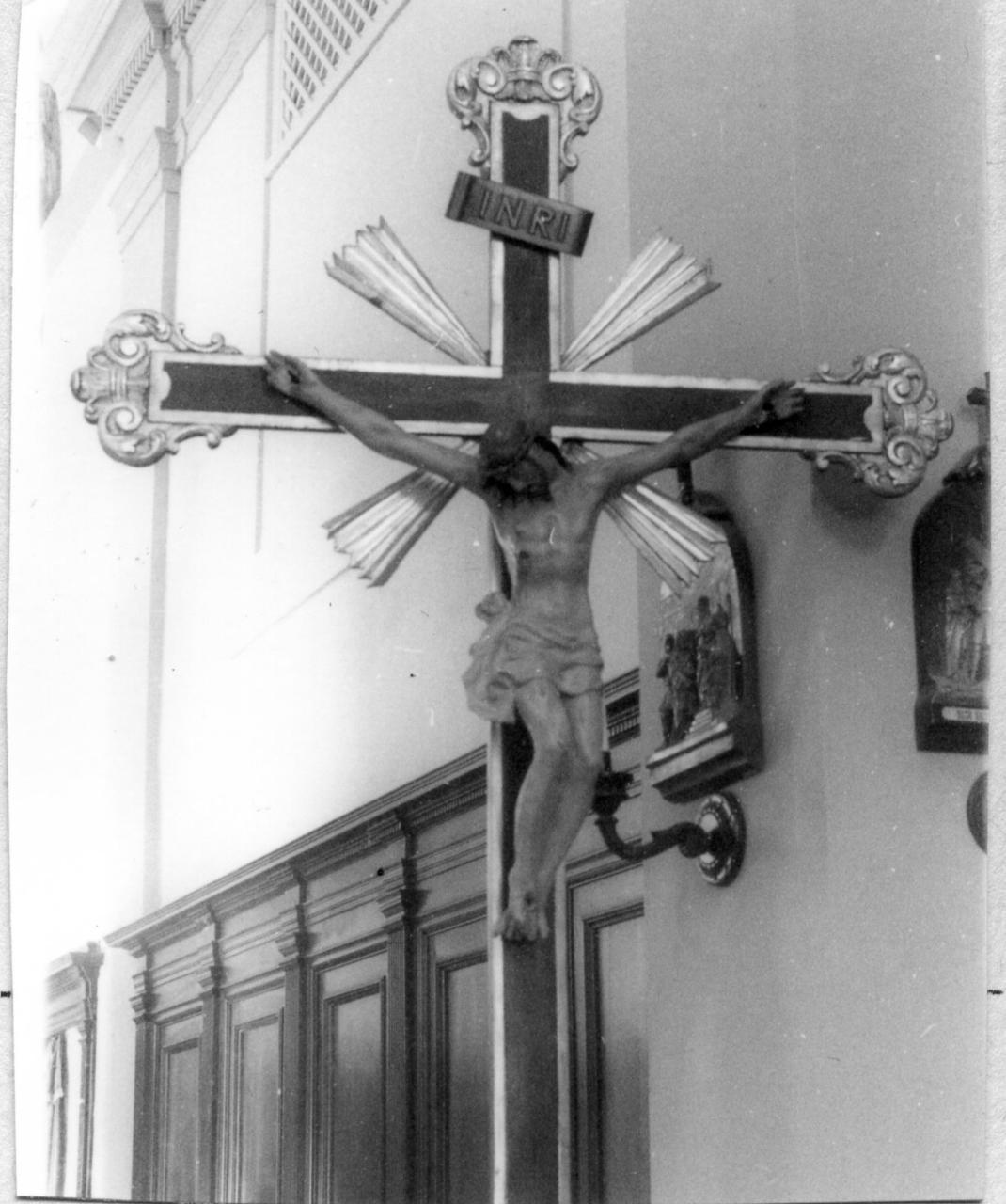 croce processionale - bottega emiliana (prima metà sec. XIX)