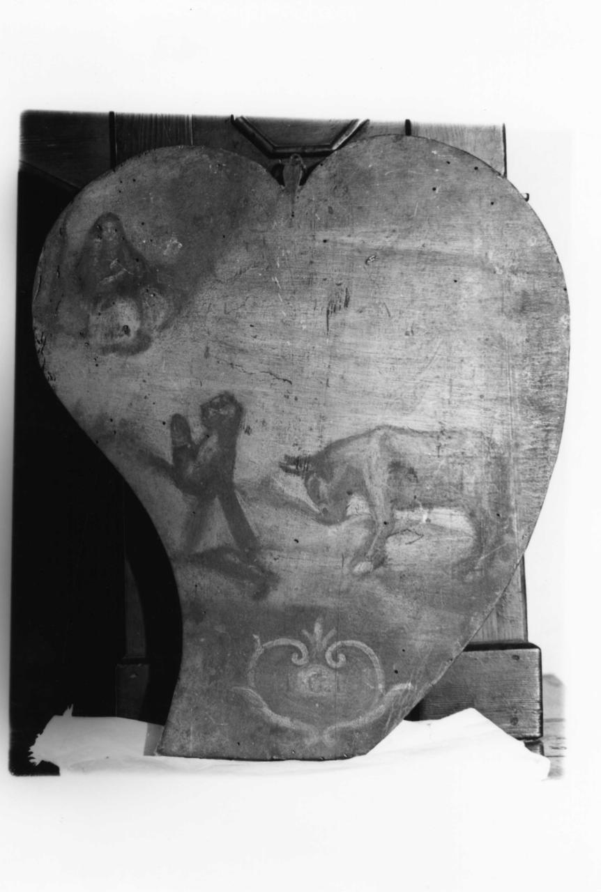 un uomo salvato dal toro (ex voto) - ambito modenese (seconda metà sec. XVIII)