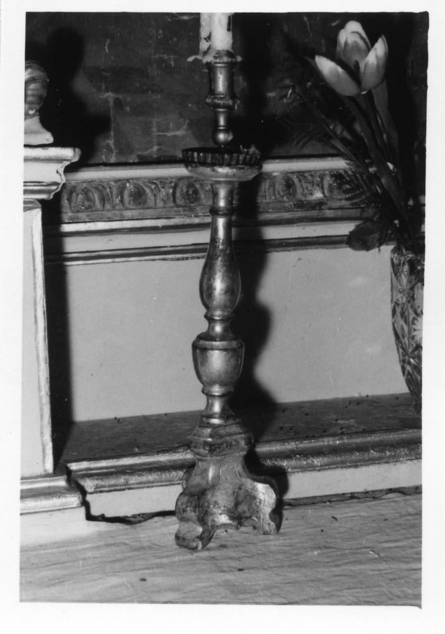 candeliere, serie - bottega modenese (prima metà sec. XIX)