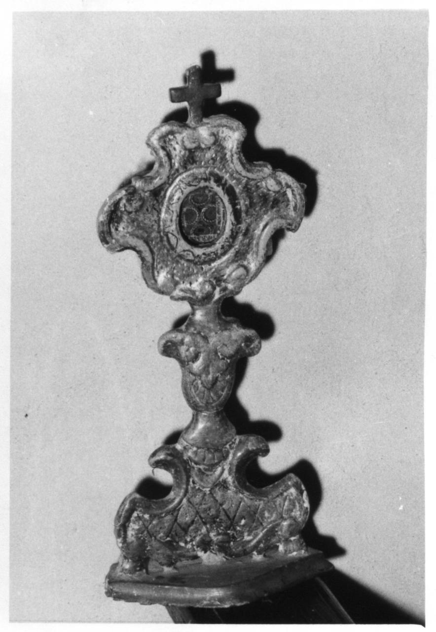 reliquiario - a ostensorio - bottega modenese (prima metà sec. XVIII)