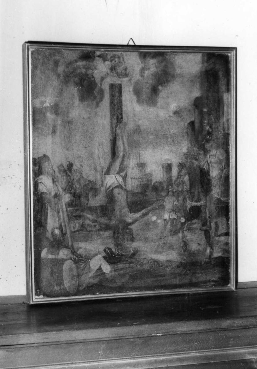 crocifissione di San Pietro (dipinto) - ambito emiliano (sec. XVII)