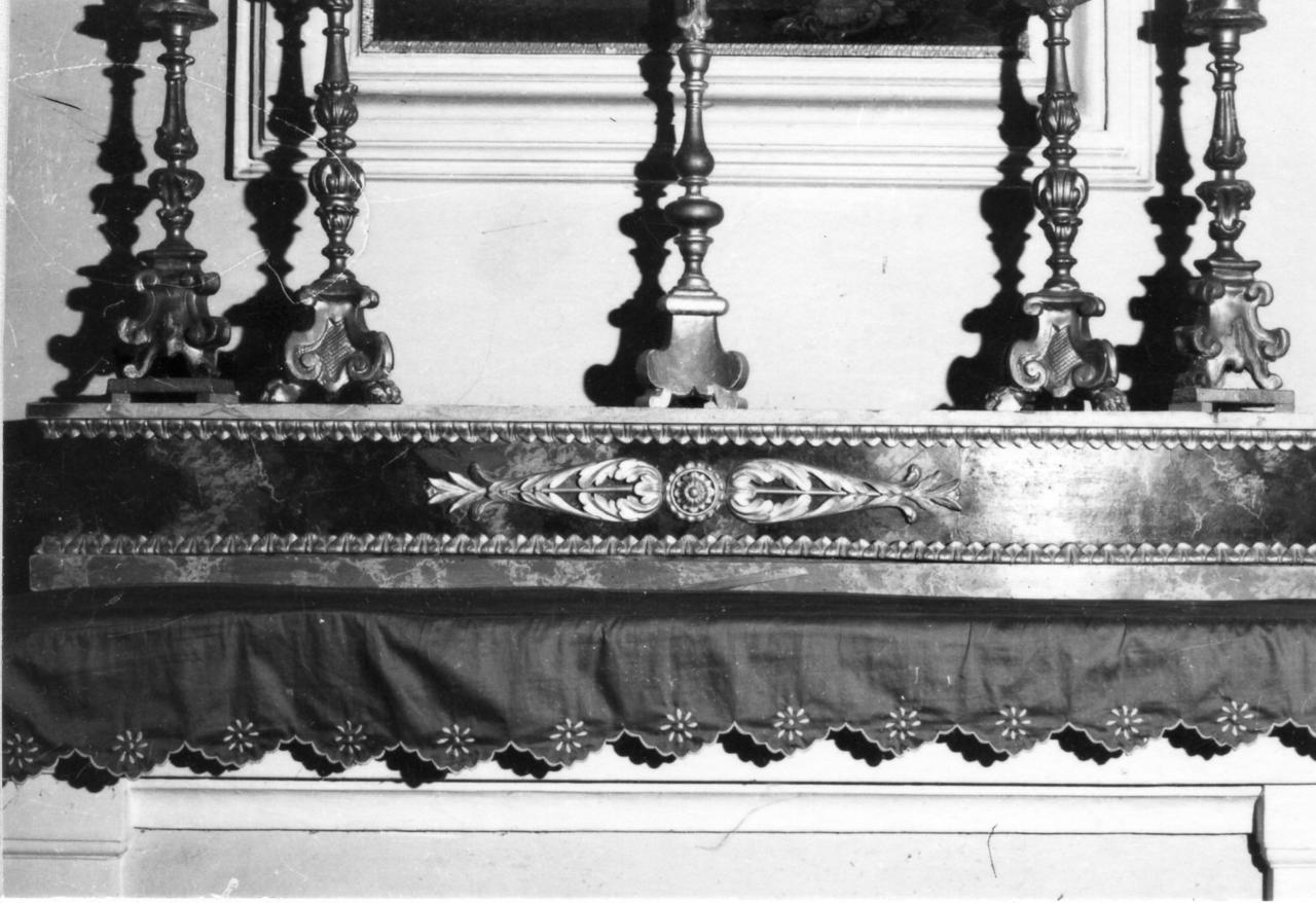 gradino d'altare, serie - bottega reggiana (sec. XIX)