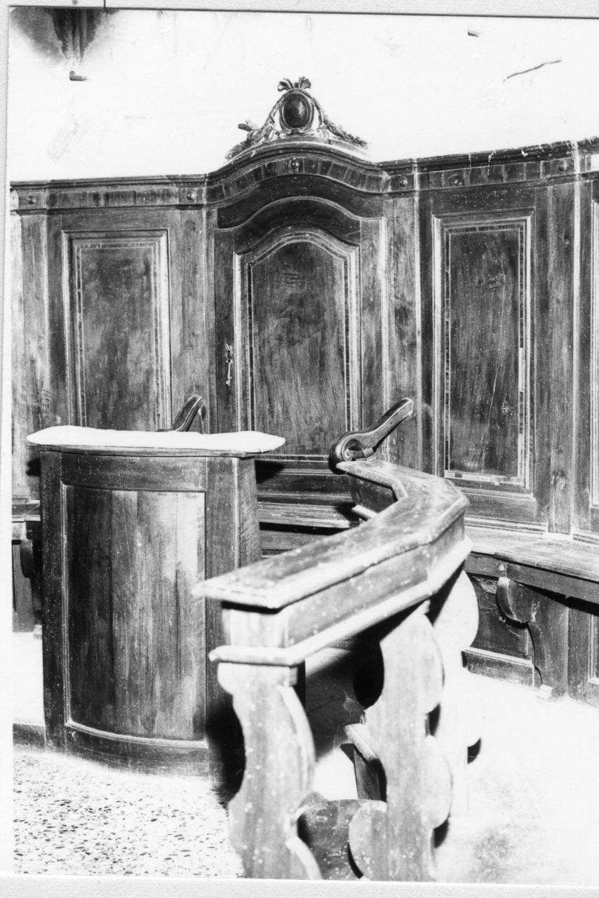 stalli del coro - bottega reggiana (fine sec. XVIII)