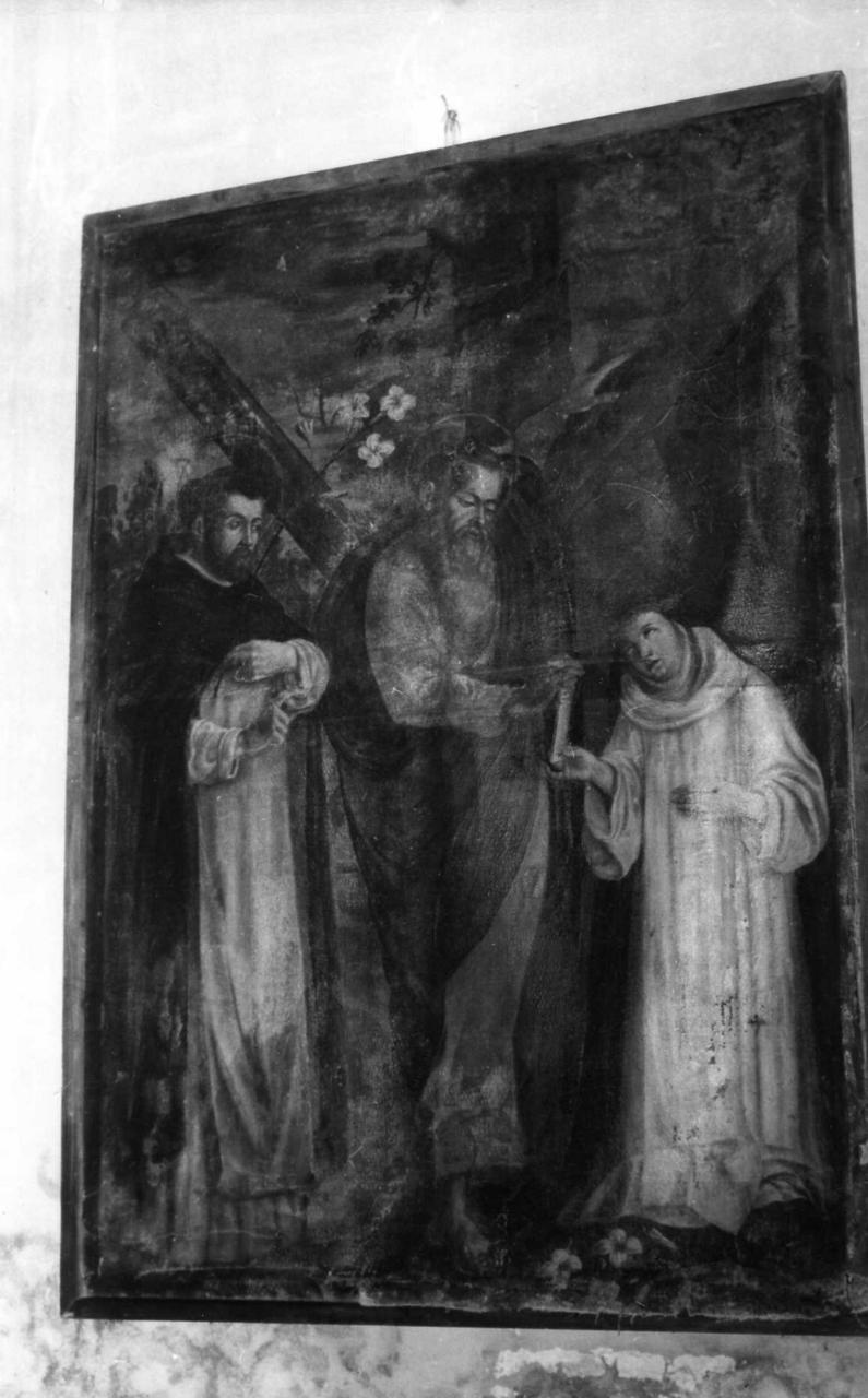 Sant'Andrea e i Santi Domenico e Caterina (dipinto) - ambito emiliano (fine/inizio secc. XVII/ XVIII)