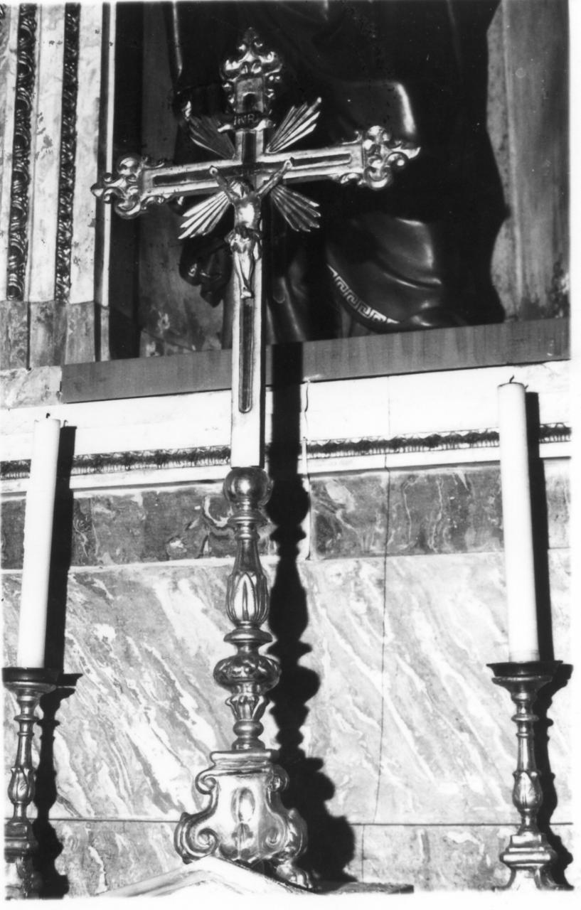 croce d'altare - bottega emiliana (inizio sec. XIX)
