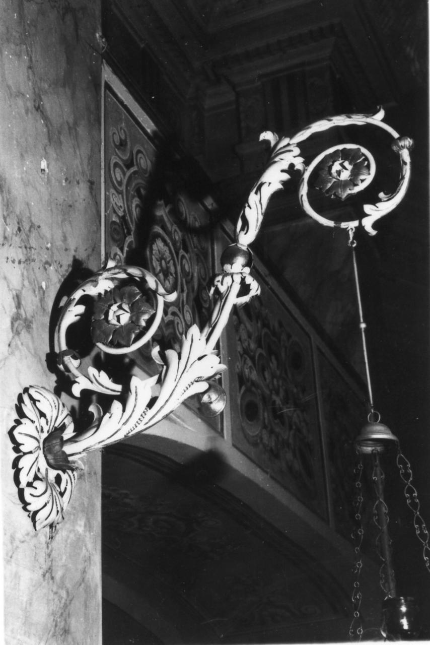 braccio portalumi da chiesa - bottega emiliana (prima metà sec. XIX)