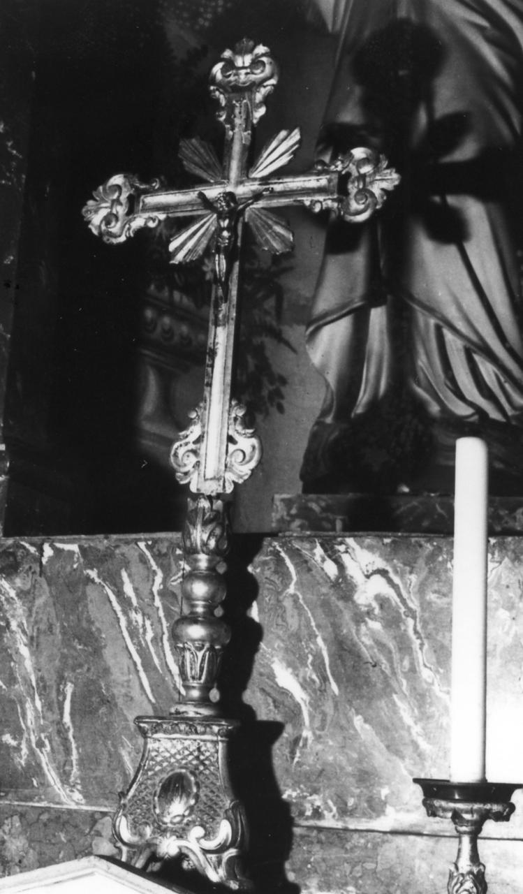 croce d'altare - bottega reggiana (prima metà sec. XIX)