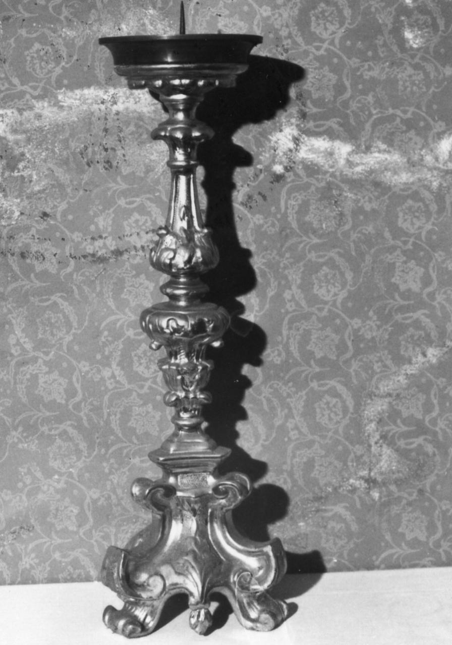 candeliere, serie - bottega emiliana (sec. XVIII)