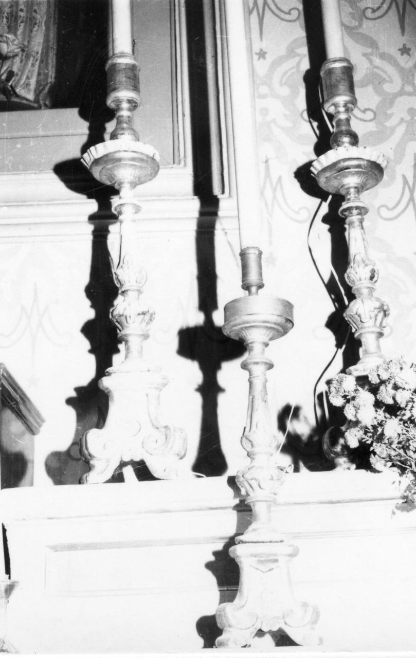 candeliere, serie - bottega emiliana (sec. XIX)