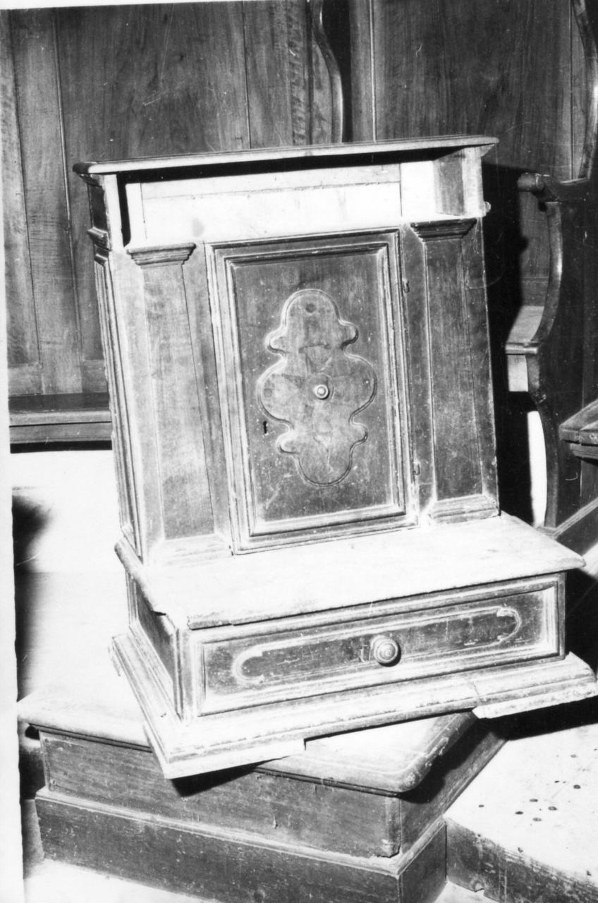 inginocchiatoio - bottega reggiana (sec. XVIII)