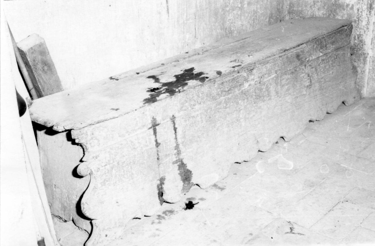 cassapanca - bottega reggiana (fine sec. XVI)