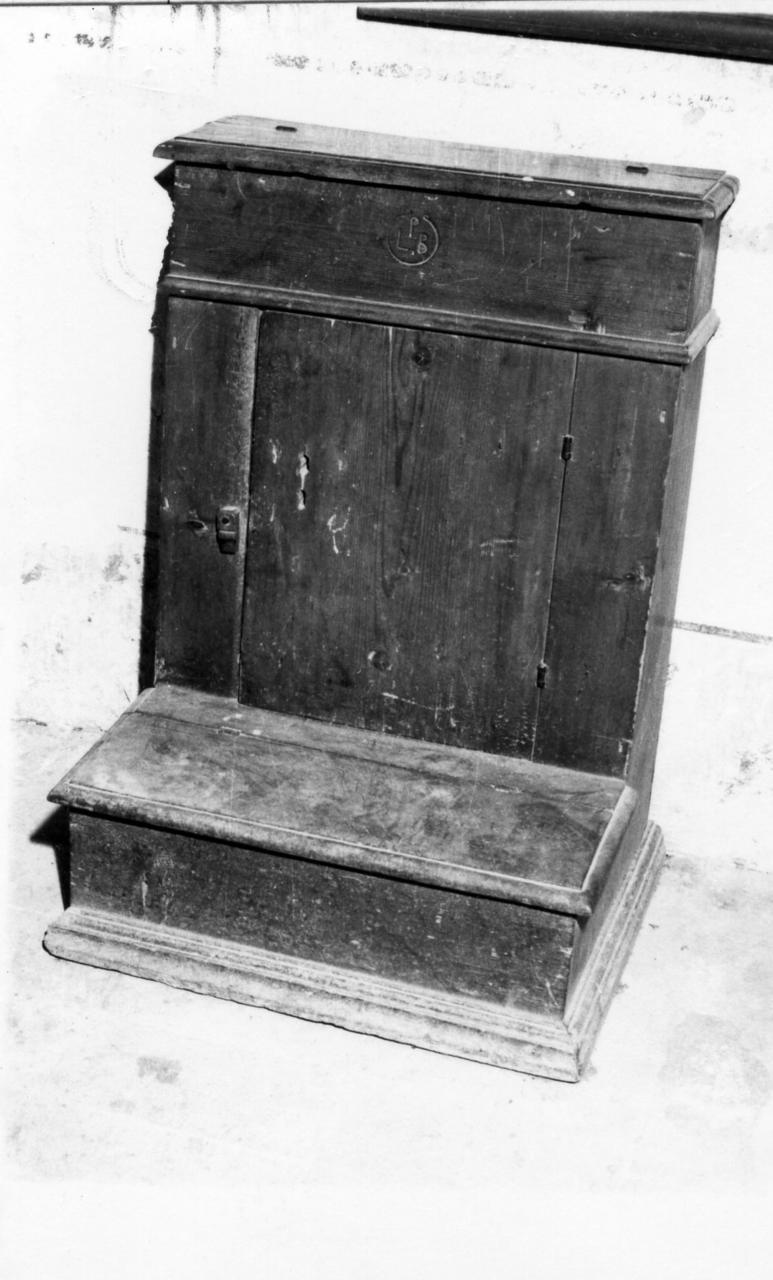 inginocchiatoio - bottega reggiana (sec. XVIII)