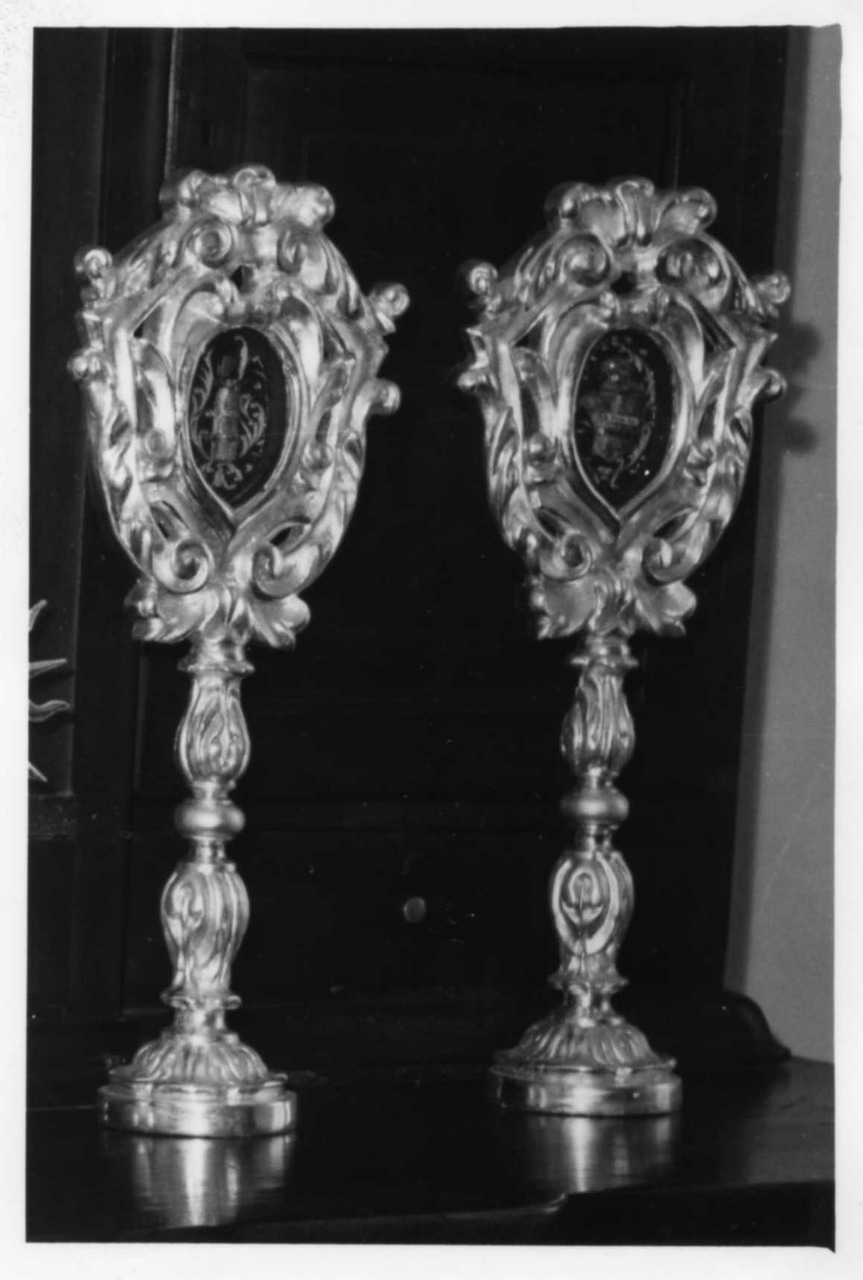 reliquiario, serie - bottega emiliana (seconda metà sec. XVII)