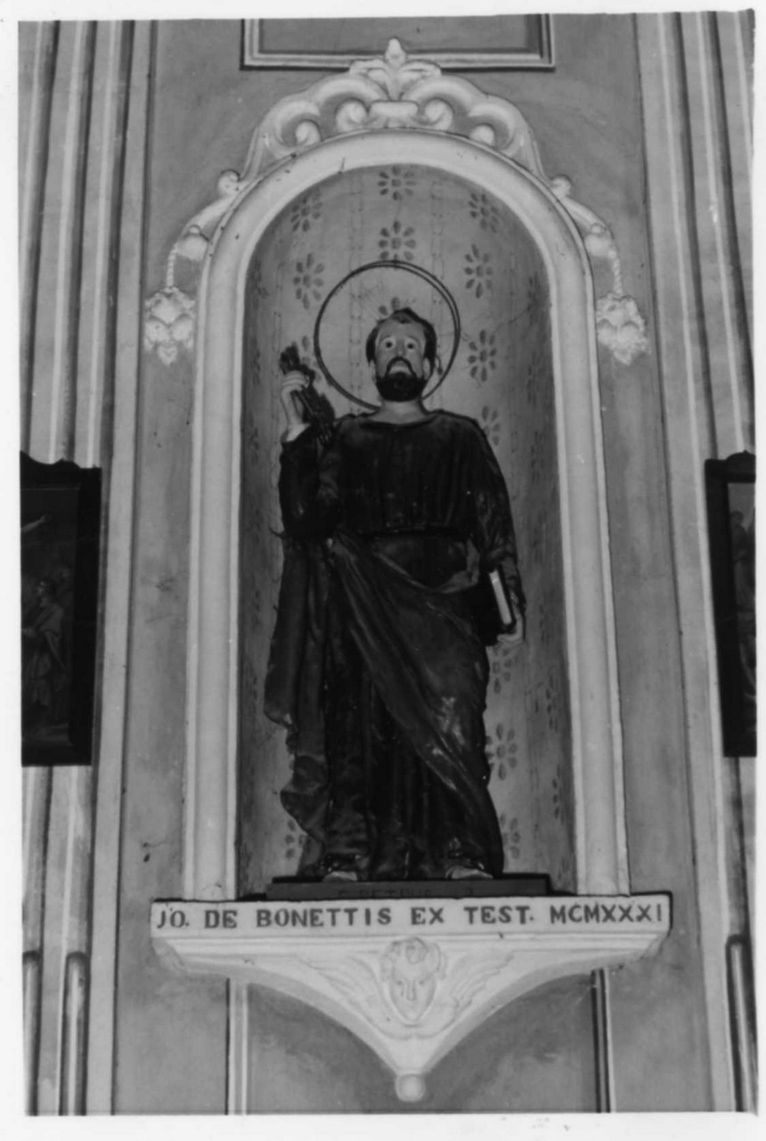 San Pietro Apostolo (statua) - bottega emiliana (prima metà sec. XIX)