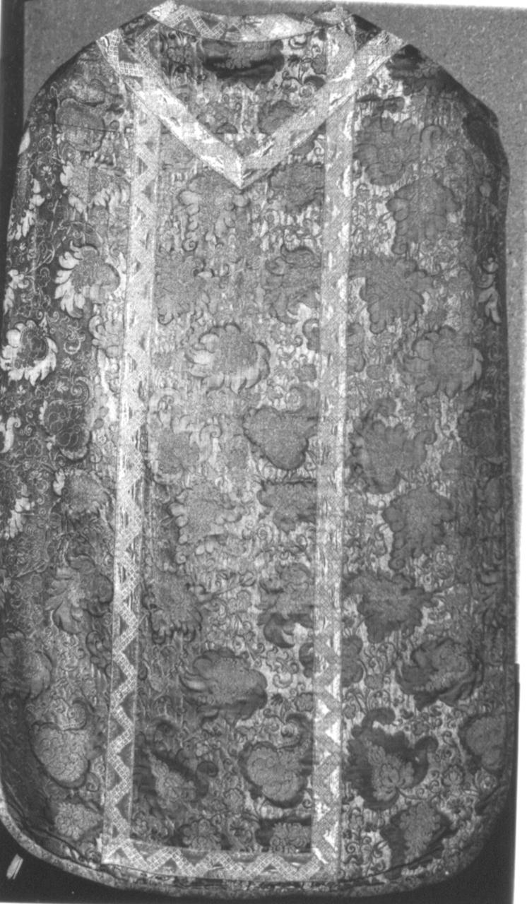 paramento liturgico - manifattura italiana (?), manifattura francese (?) (fine/inizio secc. XVII/ XVIII)