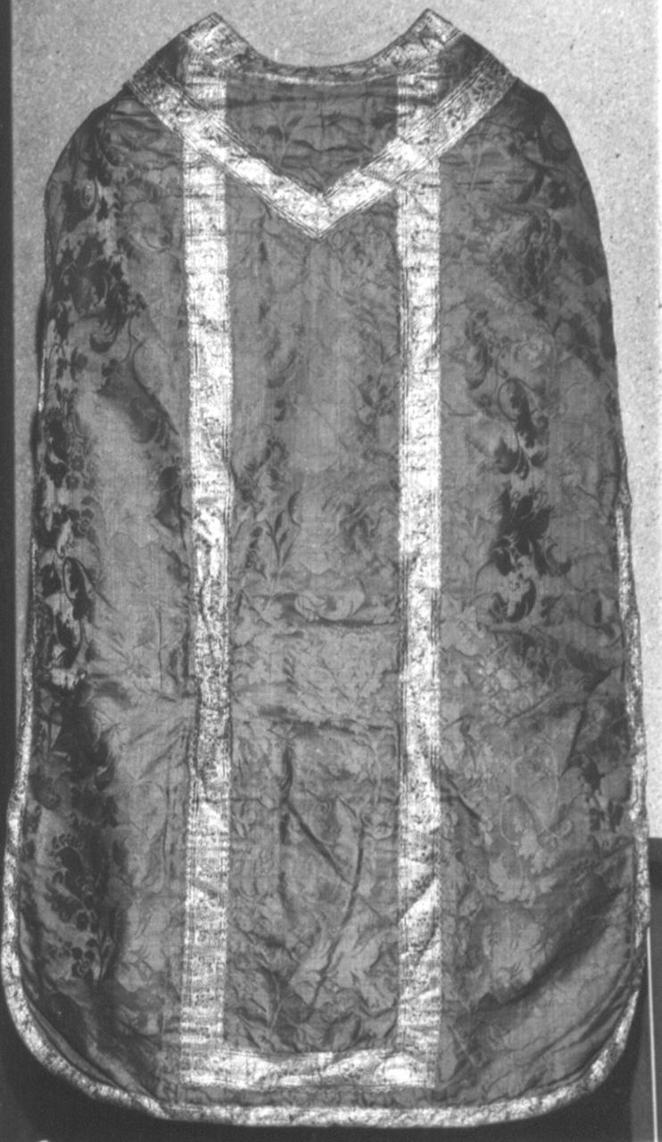 paramento liturgico - manifattura italiana (?), manifattura francese (?) (prima metà sec. XVIII)