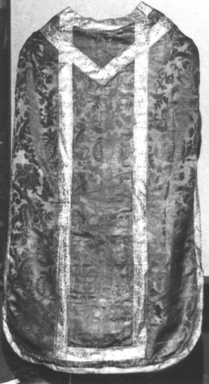 paramento liturgico - manifattura italiana (inizio sec. XVIII)