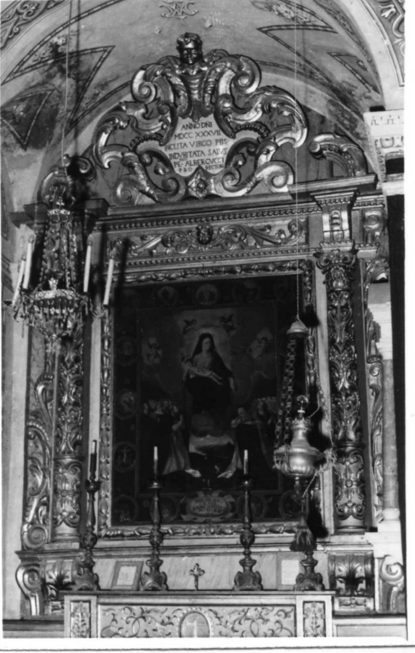 motivi decorativi architettonici (ancona) - bottega modenese (prima metà sec. XVIII)