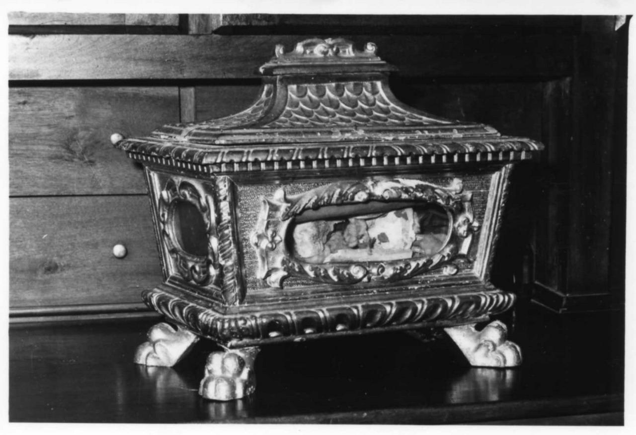 reliquiario - bottega emiliana (inizio sec. XVII)
