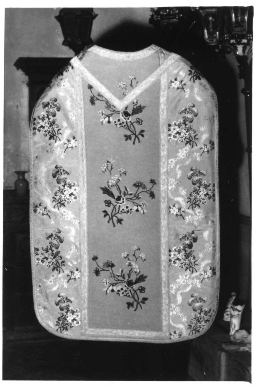 motivi decorativi floreali (pianeta) - manifattura italiana (metà, fine sec. XVIII, sec. XIX)